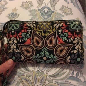 Vera Bradley Front Zip Wristlet